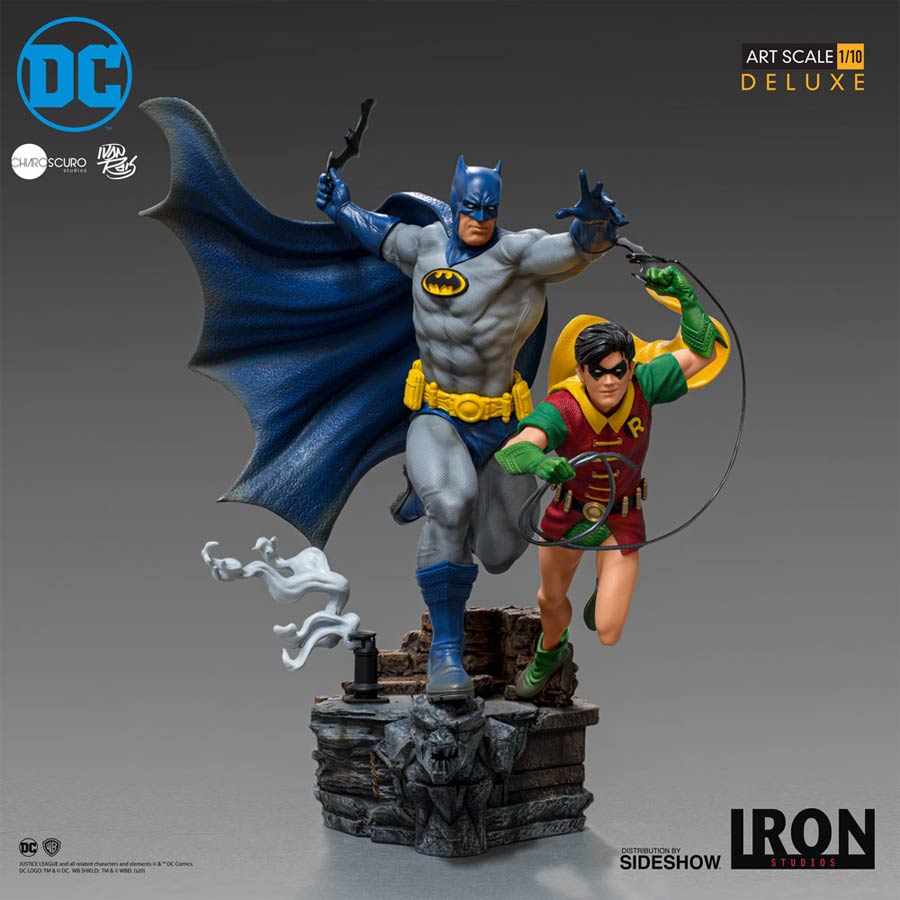 DC Comics Batman And Robin 1/10 Scale Art Scale Deluxe Statue