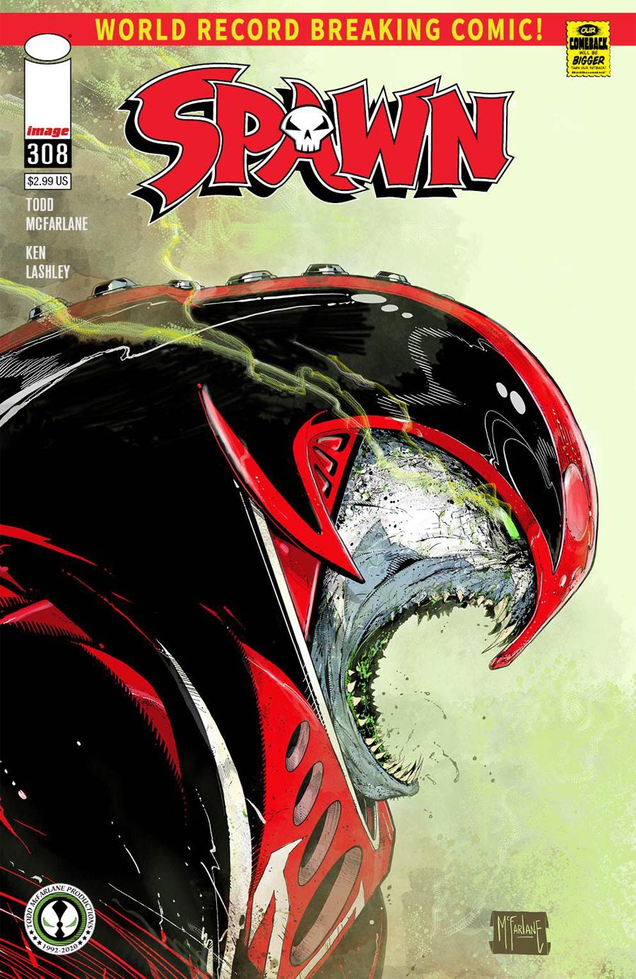 Spawn #308 Cover D 2nd Ptg