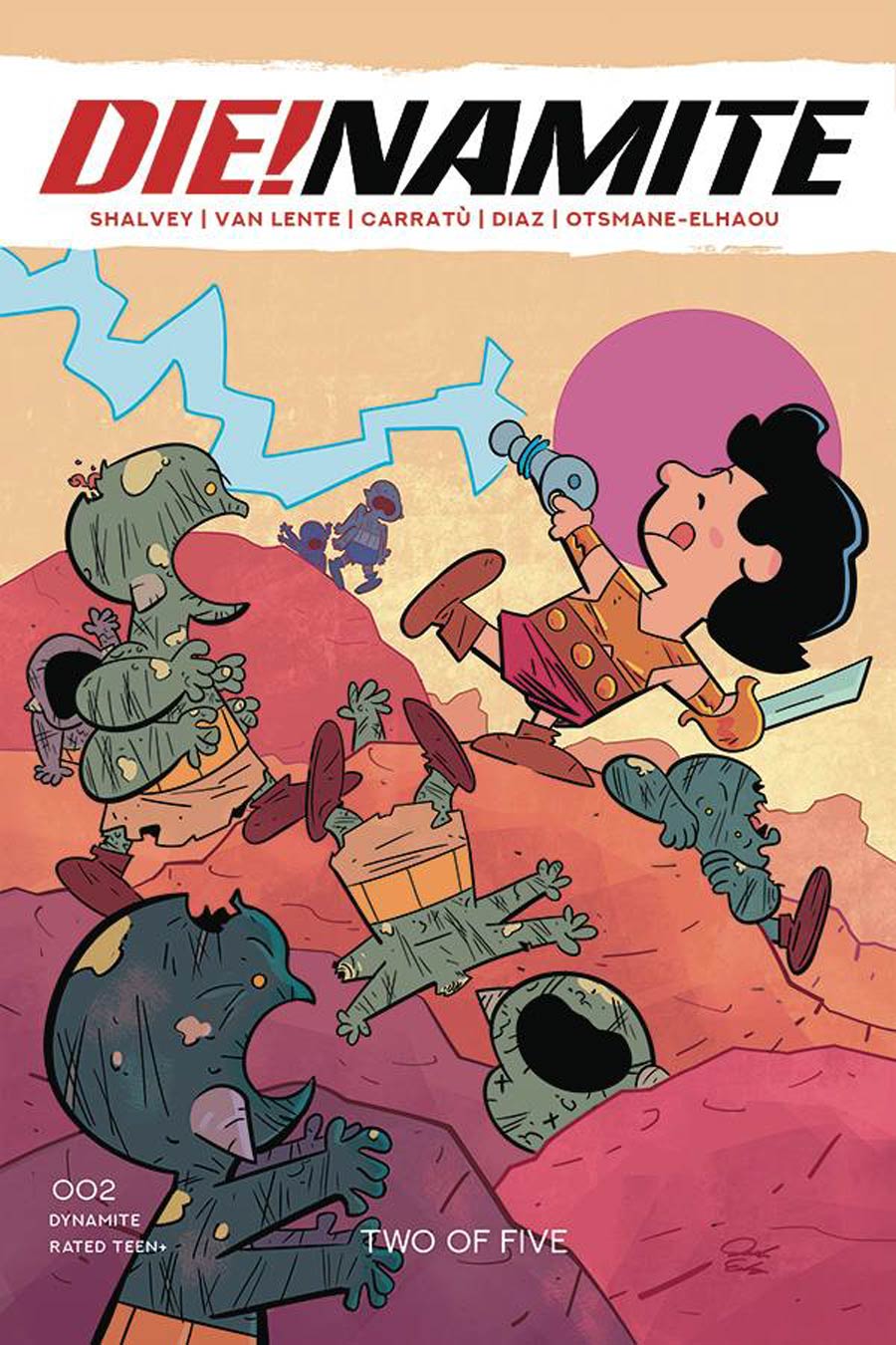 DieNamite #2 Cover G Variant Jacob Edgar Peanuts John Carter Homage Cover