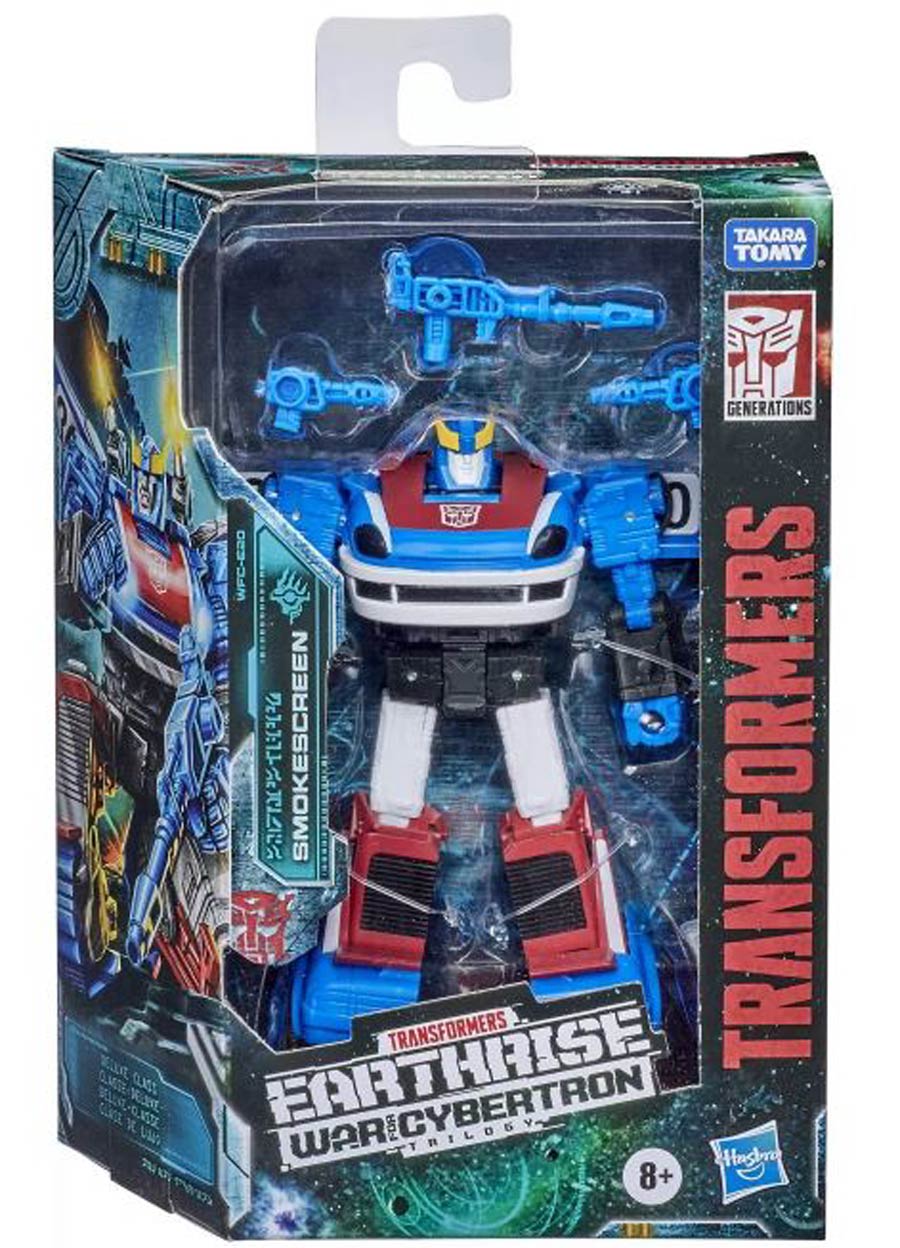 Transformers Generations War For Cybertron 2020 Deluxe Class Action Figure - Smokescreen