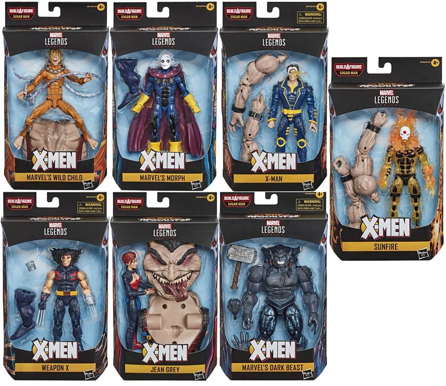 Marvel X-Men Legends Age Of Apocalypse 2020 6-Inch Action Figure Assortment Case of 8 Figures