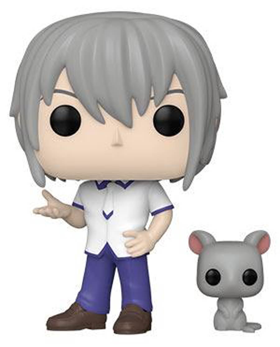 POP Animation Fruits Basket Yuki Sohma With Rat Specialty Series Vinyl Figure