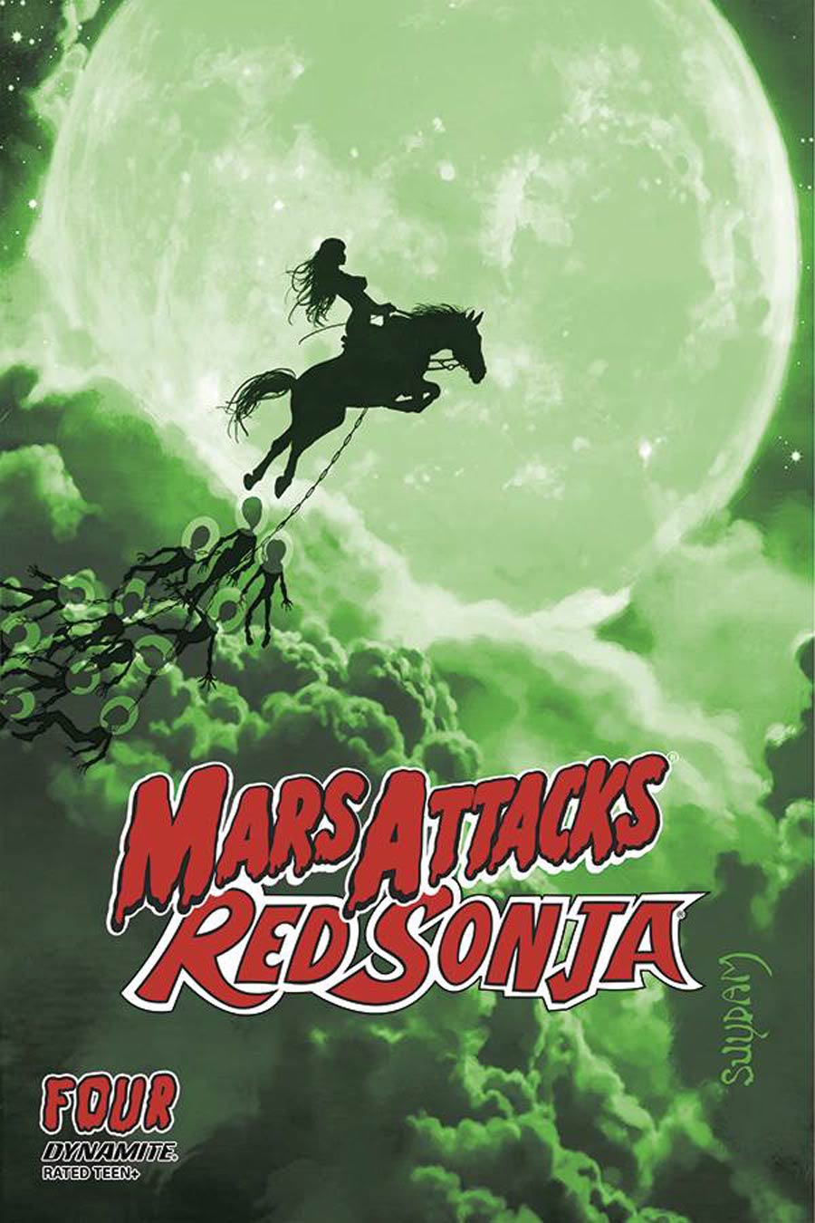 Mars Attacks Red Sonja #4 Cover I Incentive Arthur Suydam Tint Cover