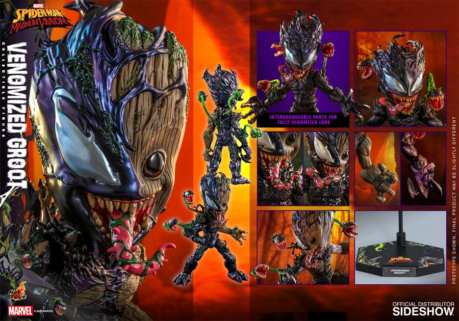 Spider-Man Maximum Venom Venomized Groot Collectible Figure