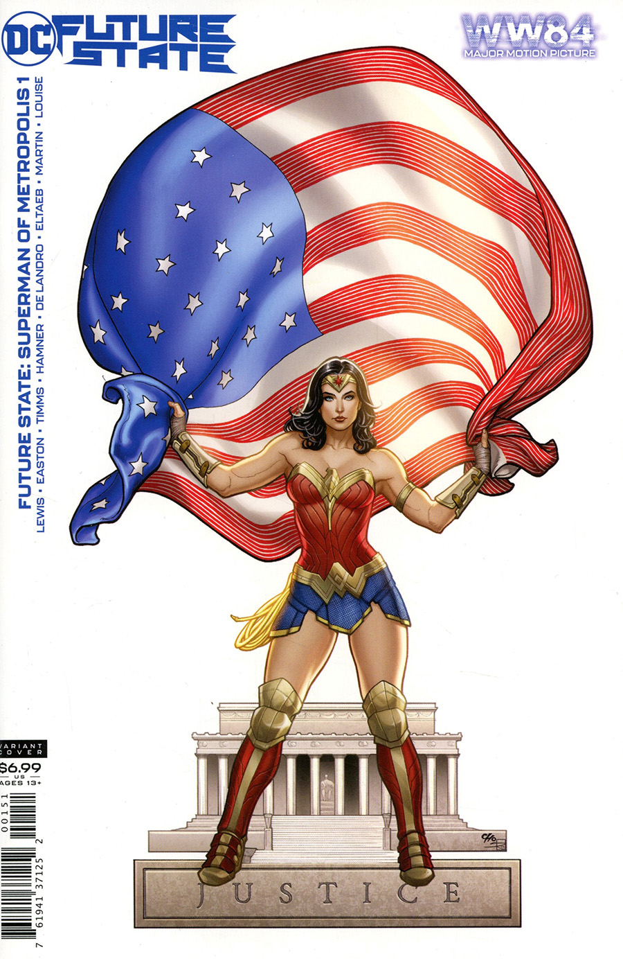 Future State Superman Of Metropolis #1 Cover D Variant Frank Cho Wonder Woman 1984 Card Stock Cover