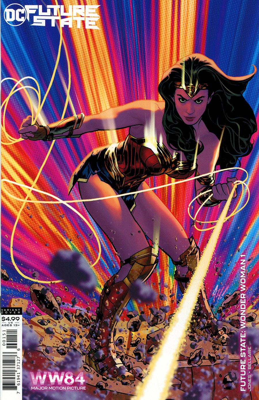 Future State Wonder Woman #1 Cover D Variant Adam Hughes Wonder Woman 1984 Card Stock Cover