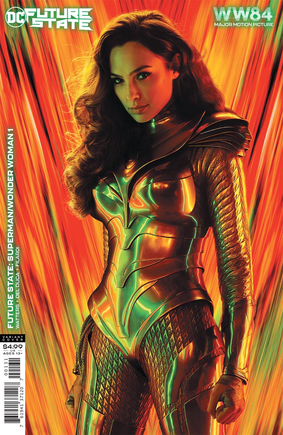 Future State Superman Wonder Woman #1 Cover C Variant Wonder Woman 1984 Movie Poster Card Stock Cover