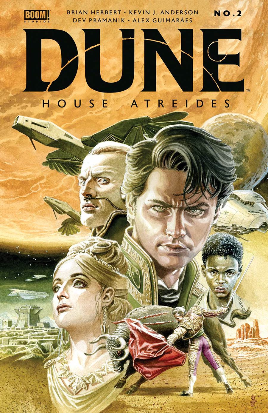 Dune House Atreides #2 Cover E LCSD 2020 JG Jones Foil Variant Cover