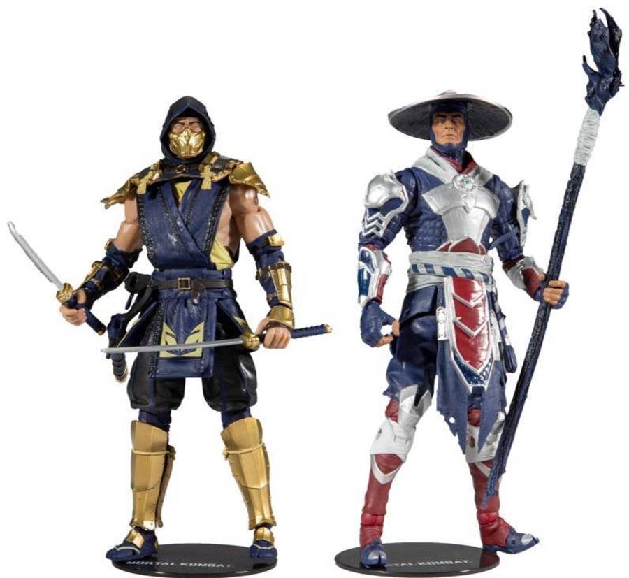 Mortal Kombat Scorpion & Raiden 7-Inch Scale 2-Pack Action Figure