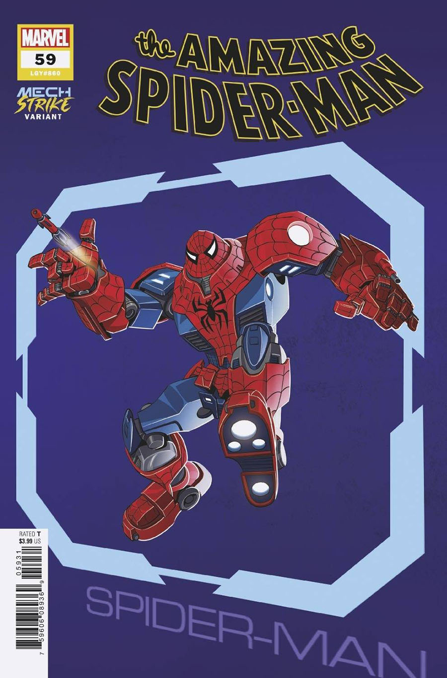 Amazing Spider-Man Vol 5 #59 Cover B Variant Leo Castellani Avengers Mech Strike Cover