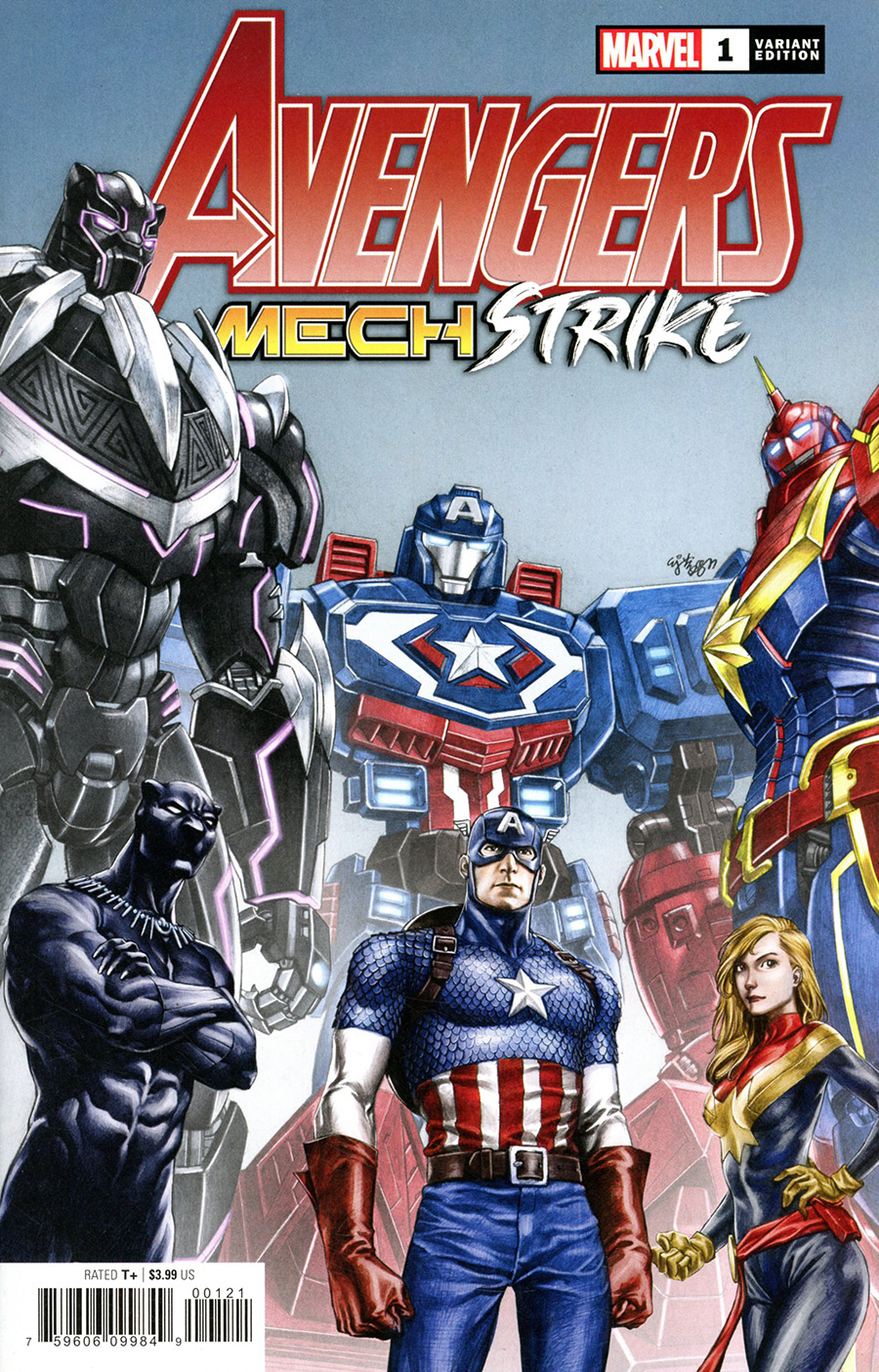 Avengers Mech Strike #1 Cover B Variant EJ Su Cover