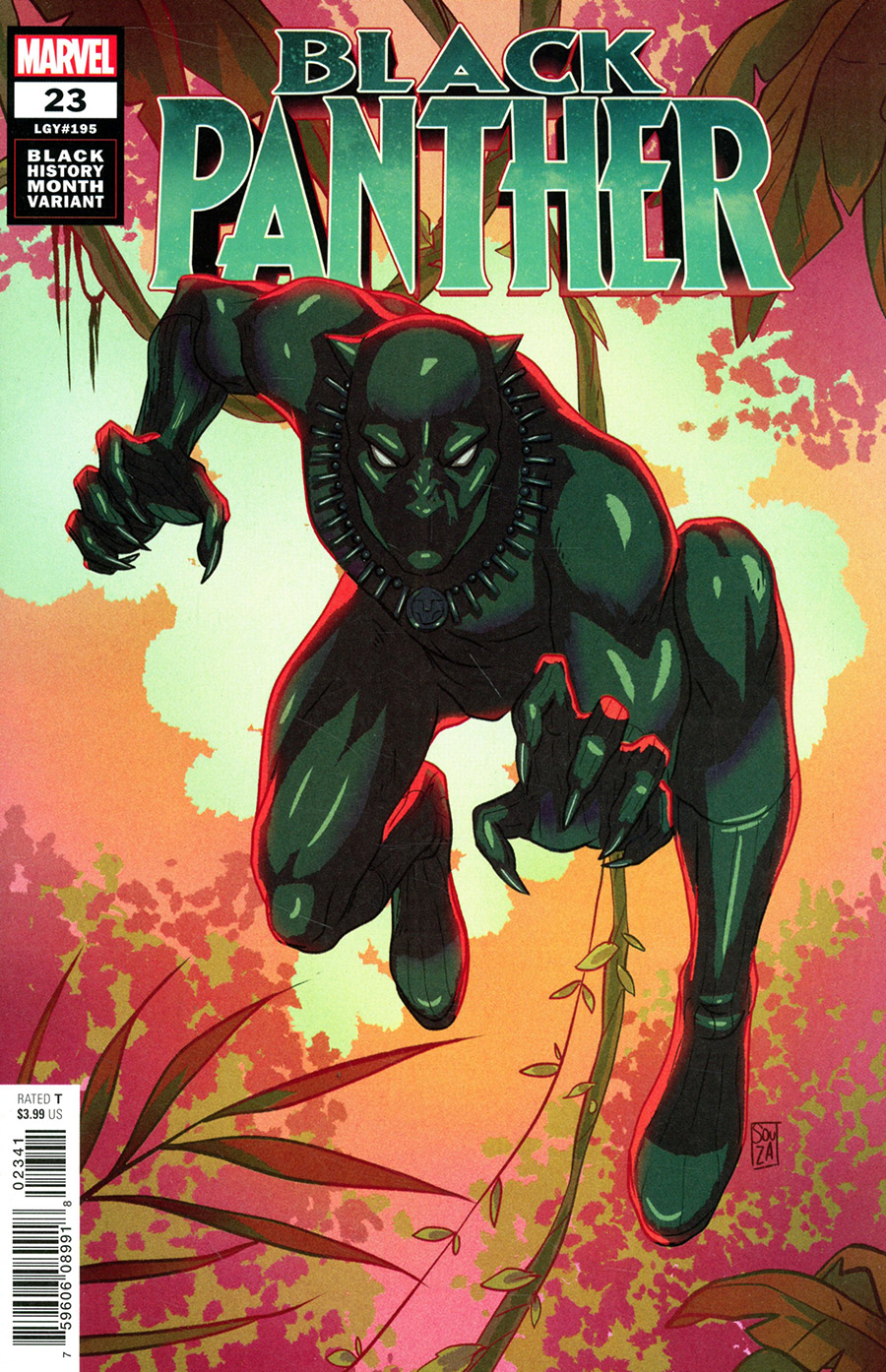 Black Panther Vol 7 #23 Cover B Variant Ernanda Souza Black History Month Cover