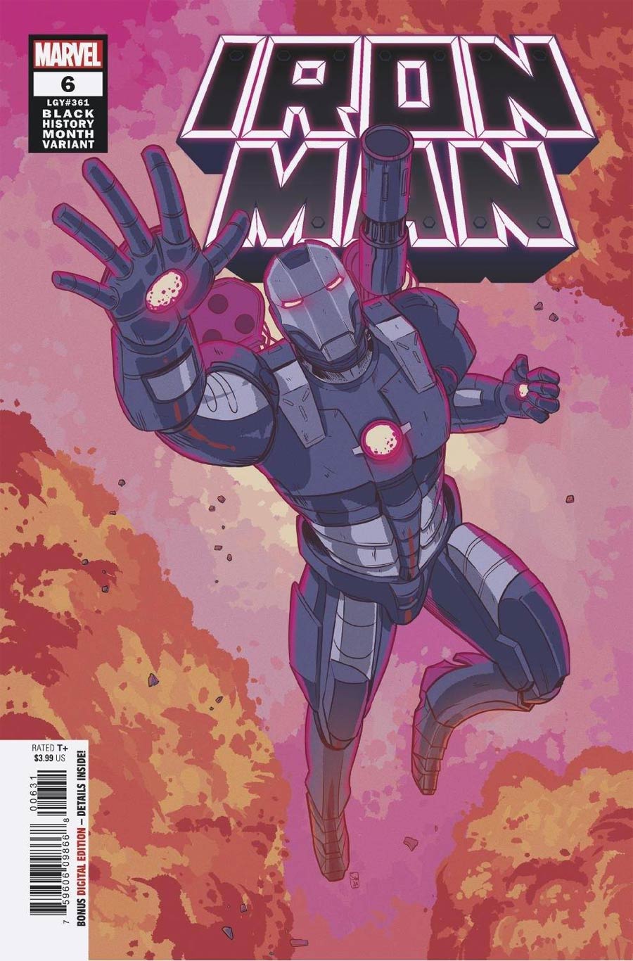 Iron Man Vol 6 #6 Cover B Variant Ernanda Souza Black History Month Cover