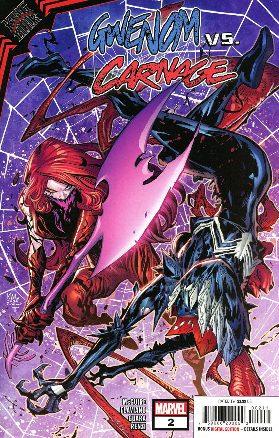 King In Black Gwenom vs Carnage #2 Cover A Regular Ken Lashley Cover