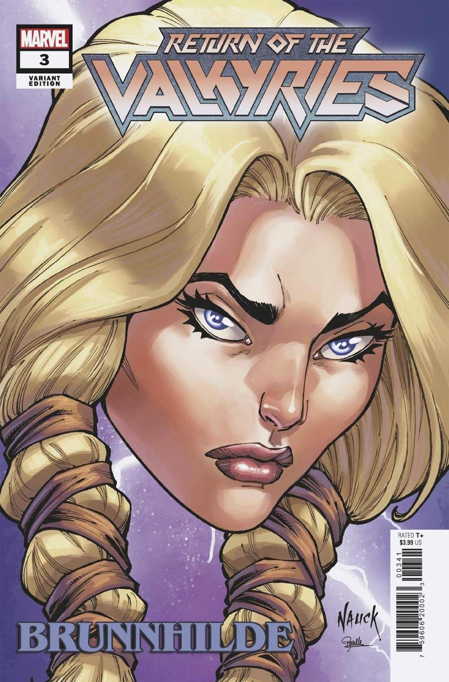 King In Black Return Of The Valkyries #3 Cover D Variant Todd Nauck Headshot Cover
