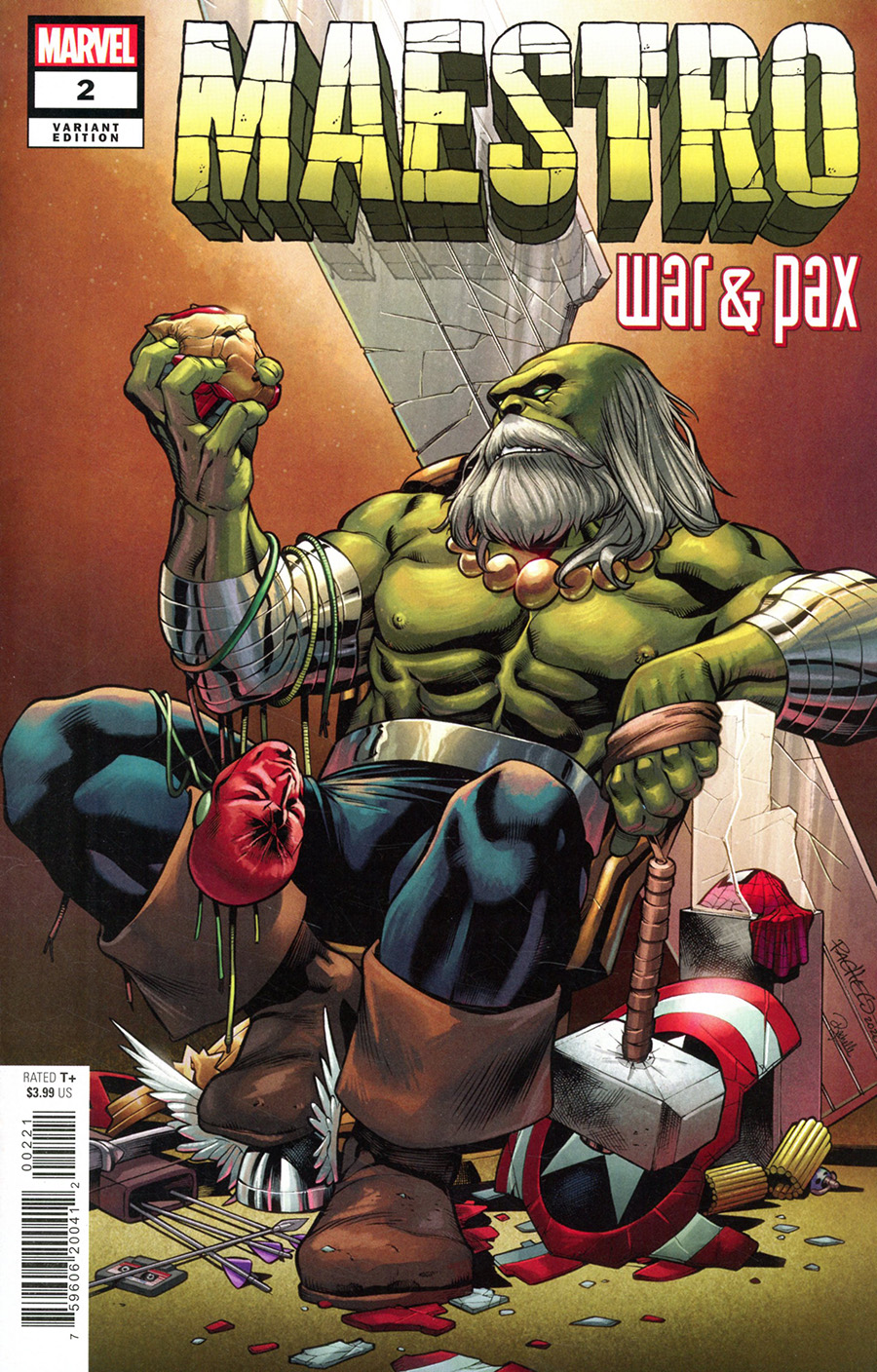 Maestro War And Pax #2 Cover B Variant Carlos Pacheco Cover