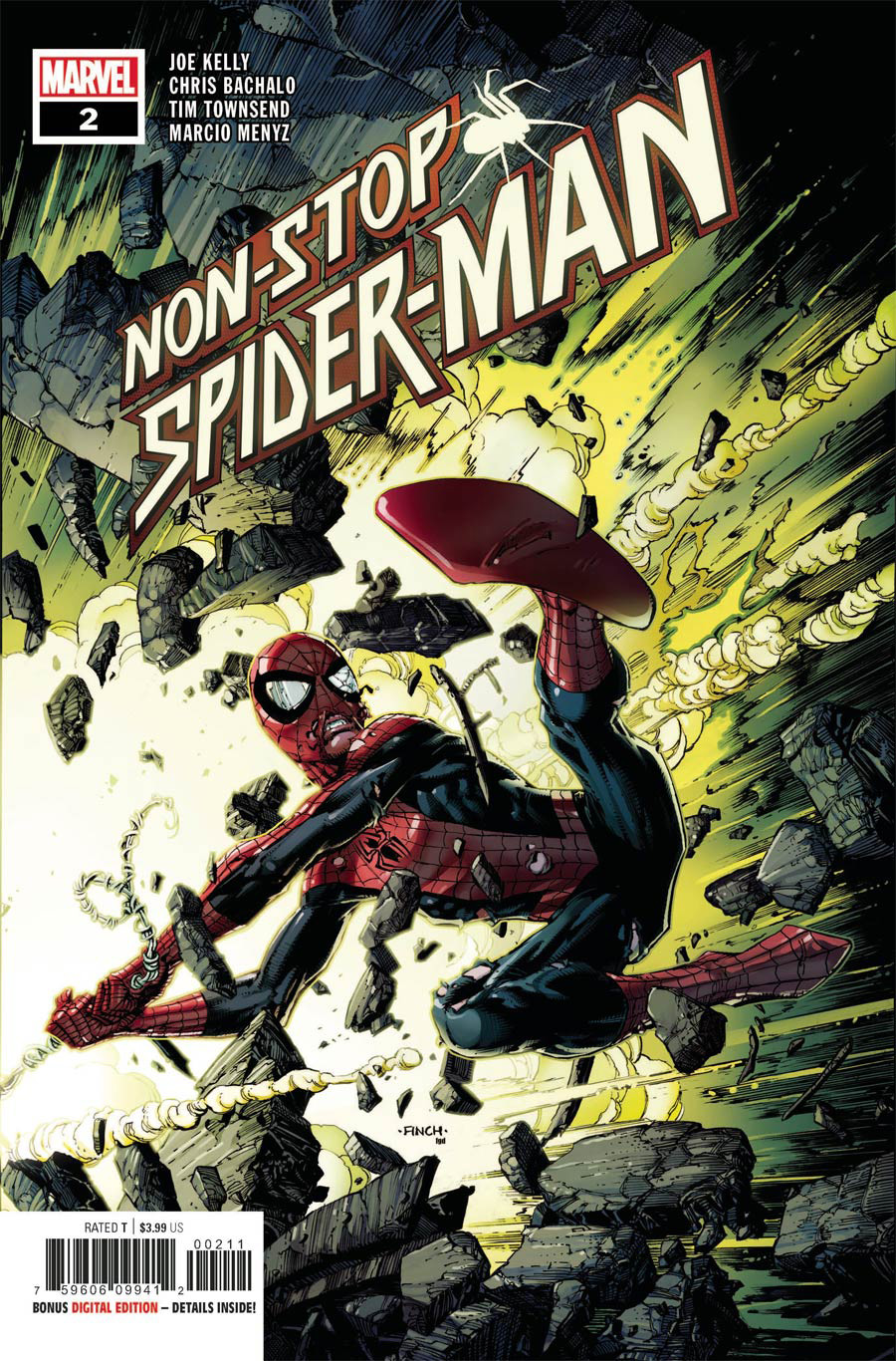Non-Stop Spider-Man #2 Cover A Regular David Finch Cover