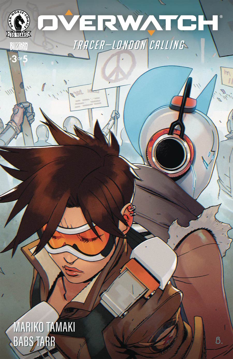Overwatch Tracer London Calling #3 Cover A Regular Bengal Cover