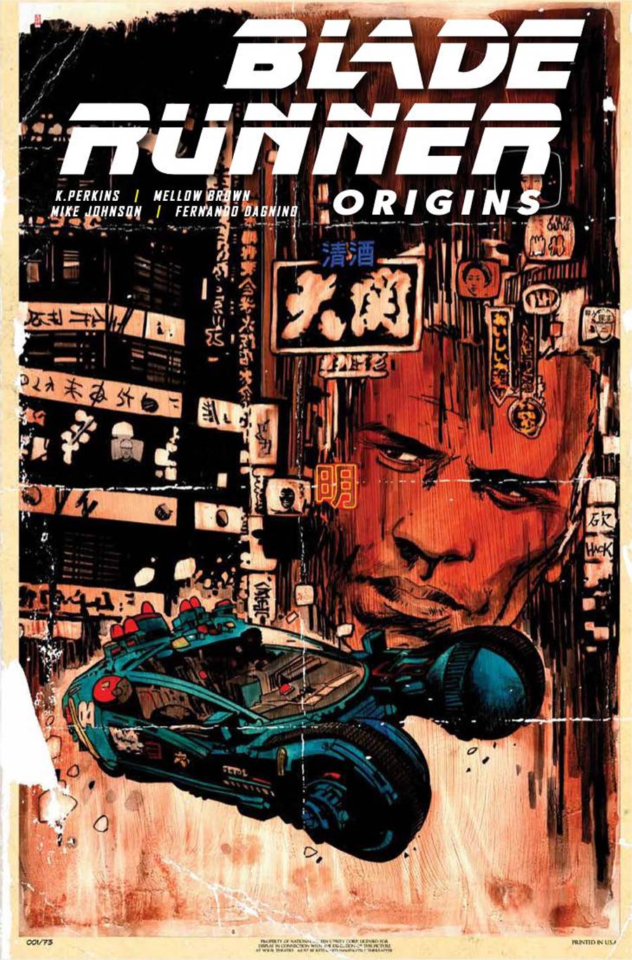 Blade Runner Origins #1 Cover D Variant Robert Hack Cover