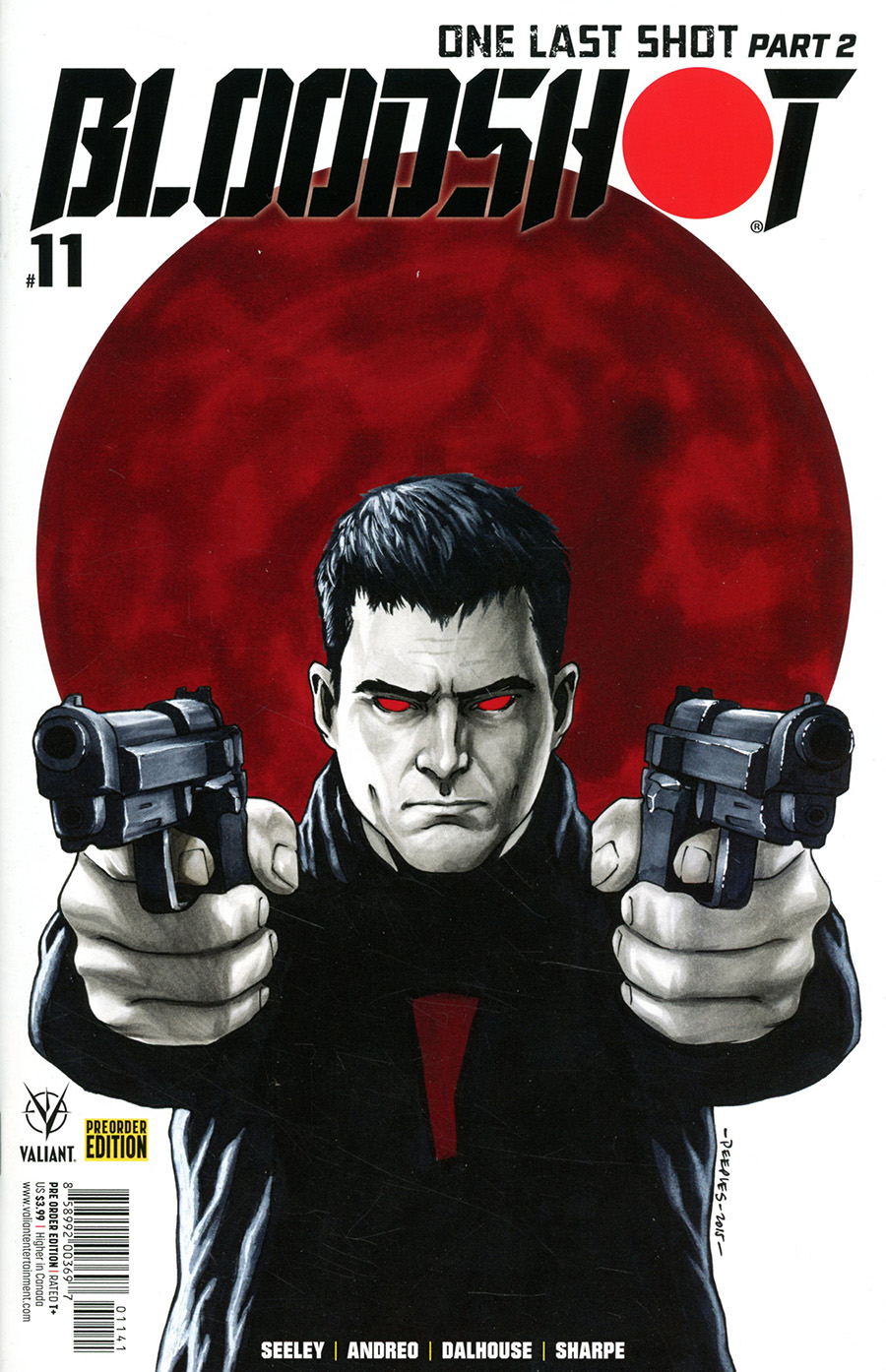 Bloodshot Vol 4 #11 Cover C Variant Brent Peeples Pre-Order Edition