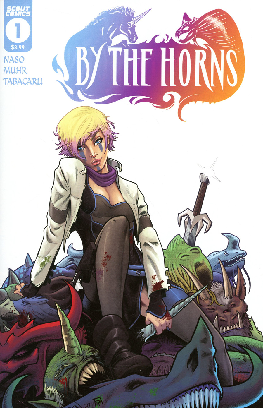 By The Horns #1 Cover A Regular Jason Muhr Cover