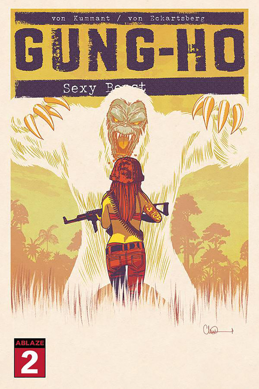 Gung-Ho Sexy Beast #2 Cover A Regular Charlie Adlard Cover