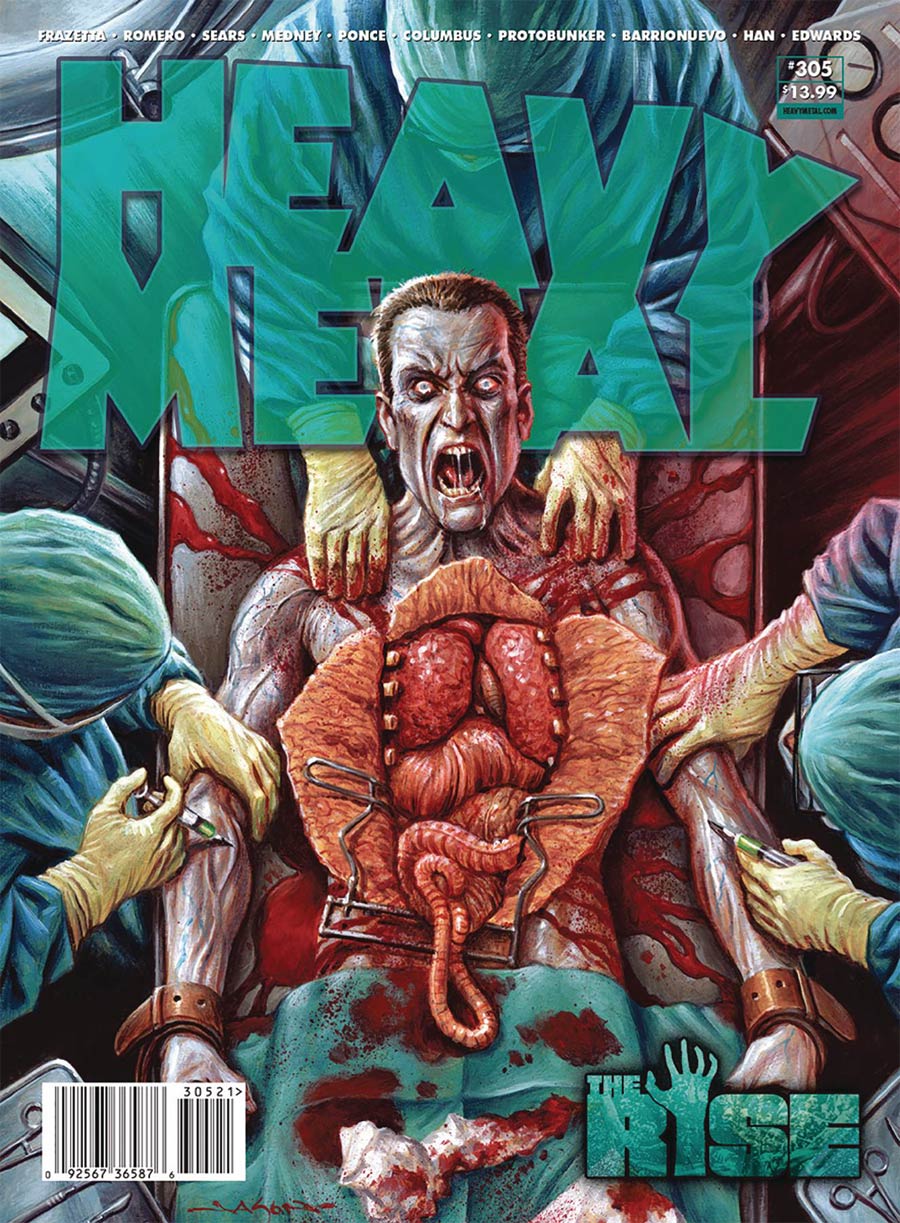 Heavy Metal #305 Cover B Variant Jason Edmiston Cover