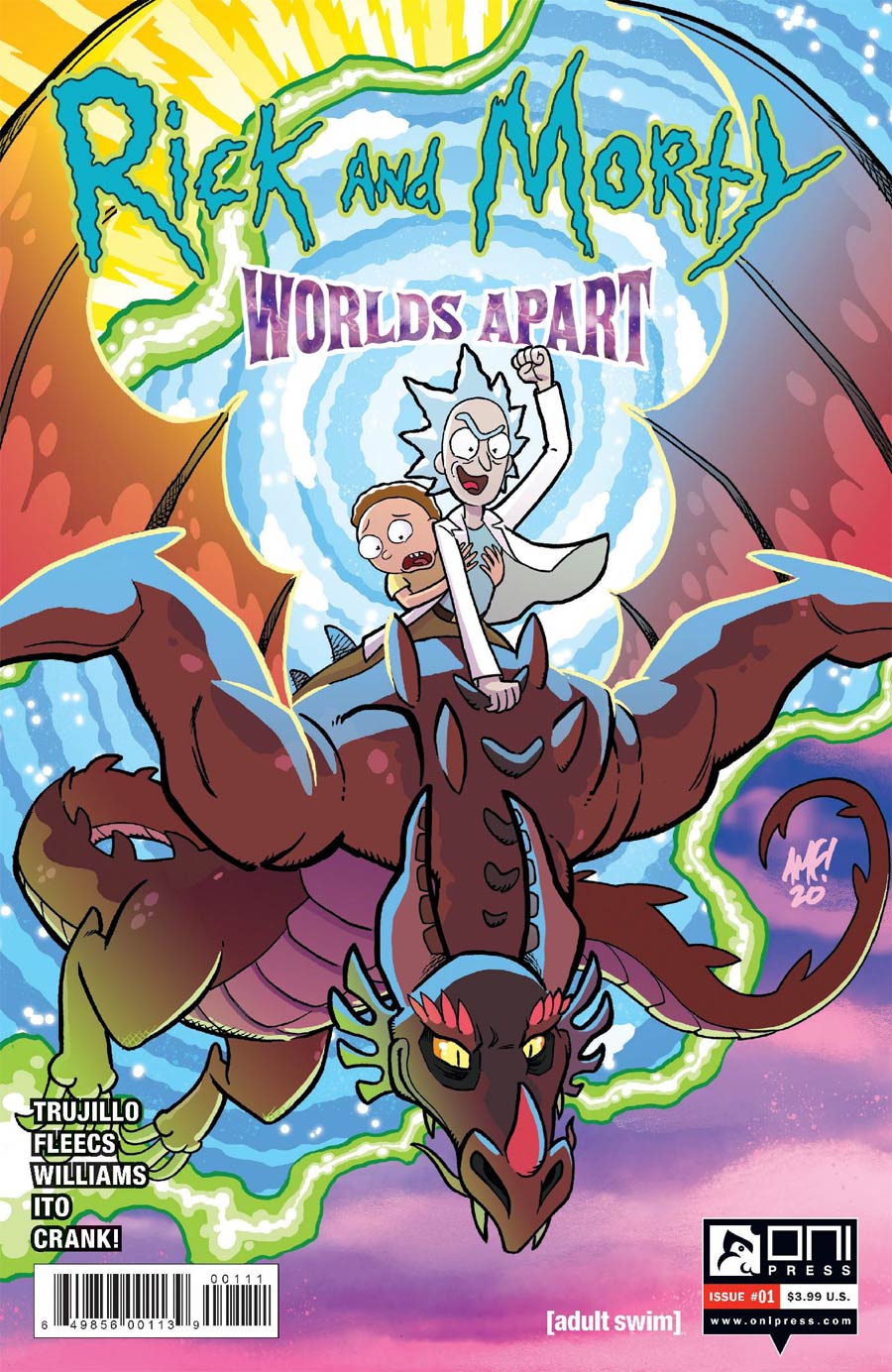 Rick And Morty Worlds Apart #1 Cover A Regular Tony Fleecs & Jarrett Williams Cover