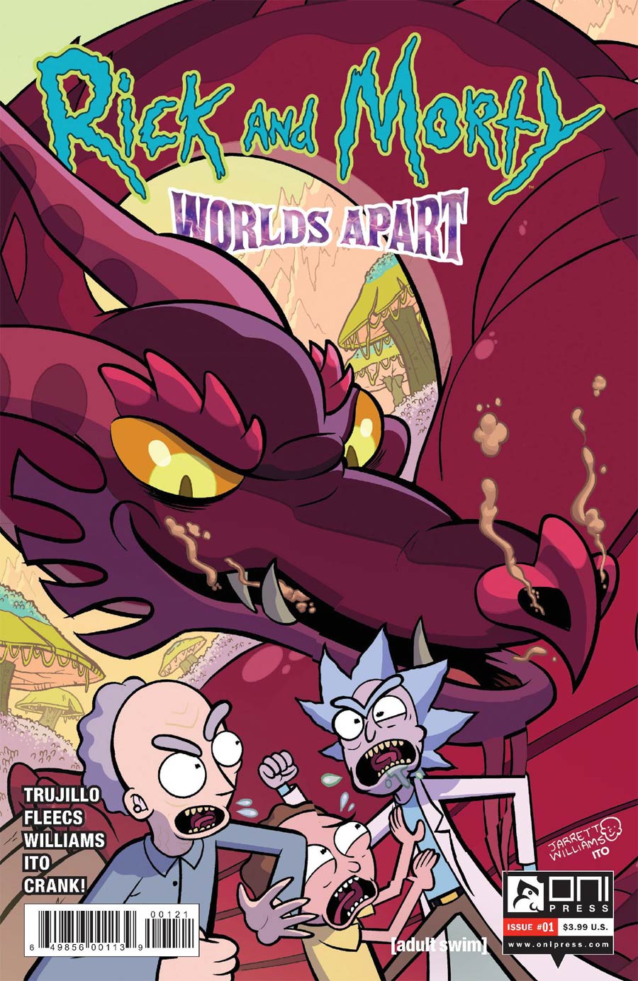 Rick And Morty Worlds Apart #1 Cover B Variant Jarrett Williams Cover