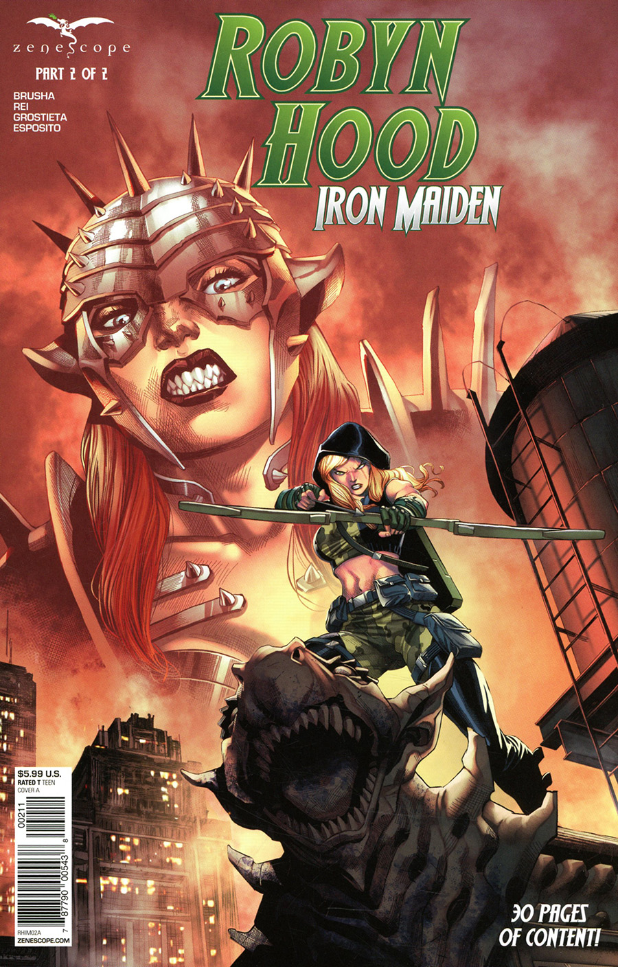 Grimm Fairy Tales Presents Robyn Hood Iron Maiden #2 Cover A Martin Coccolo
