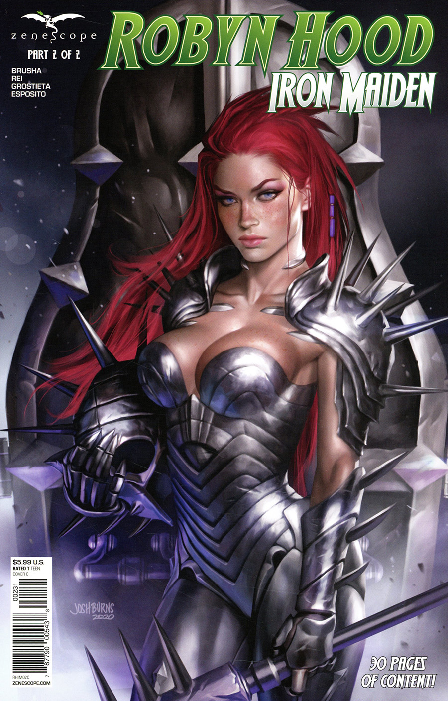 Grimm Fairy Tales Presents Robyn Hood Iron Maiden #2 Cover C Josh Burns