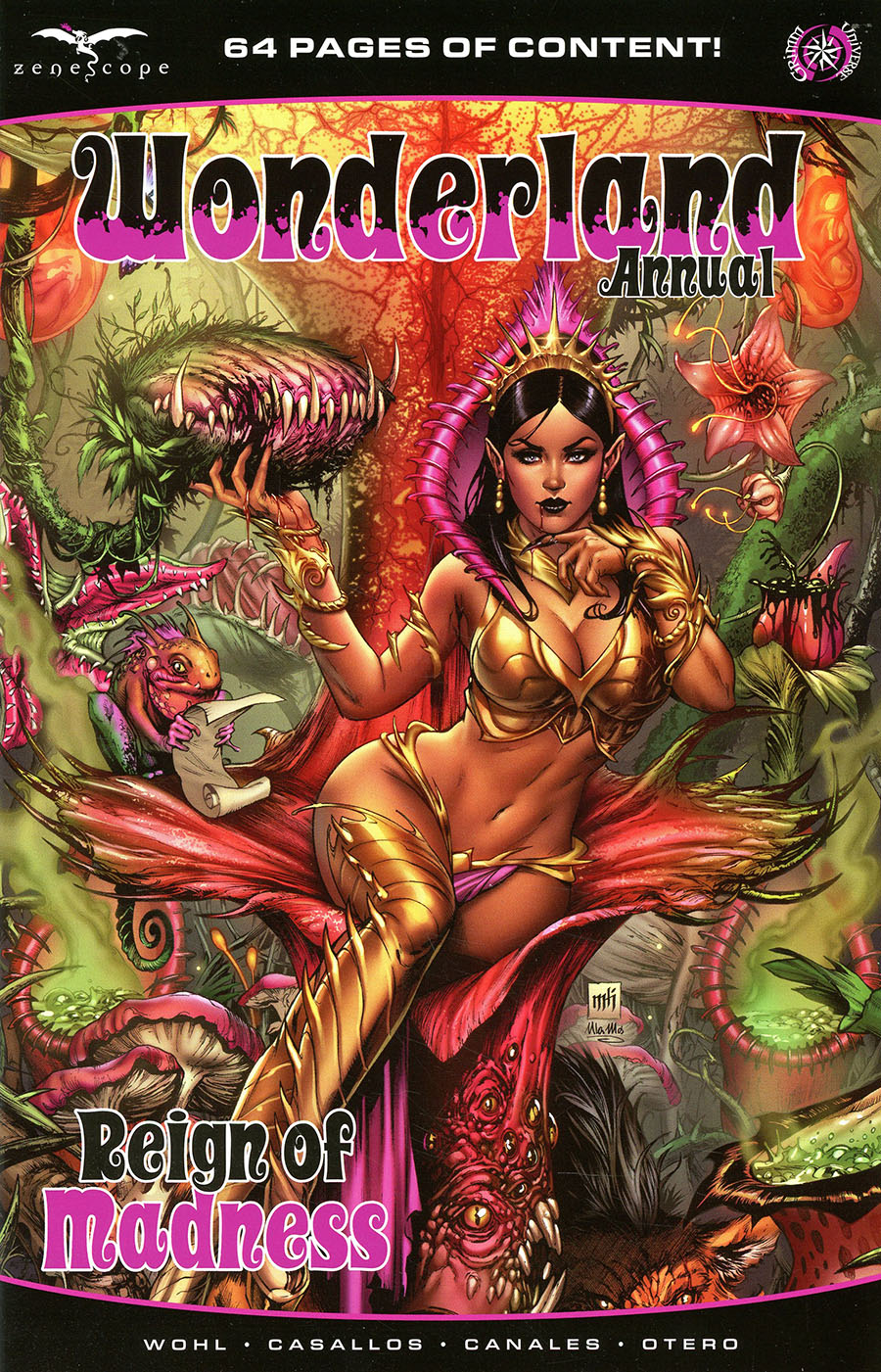 Grimm Fairy Tales Presents Wonderland Annual Reign Of Madness One Shot Cover B Mike Krome
