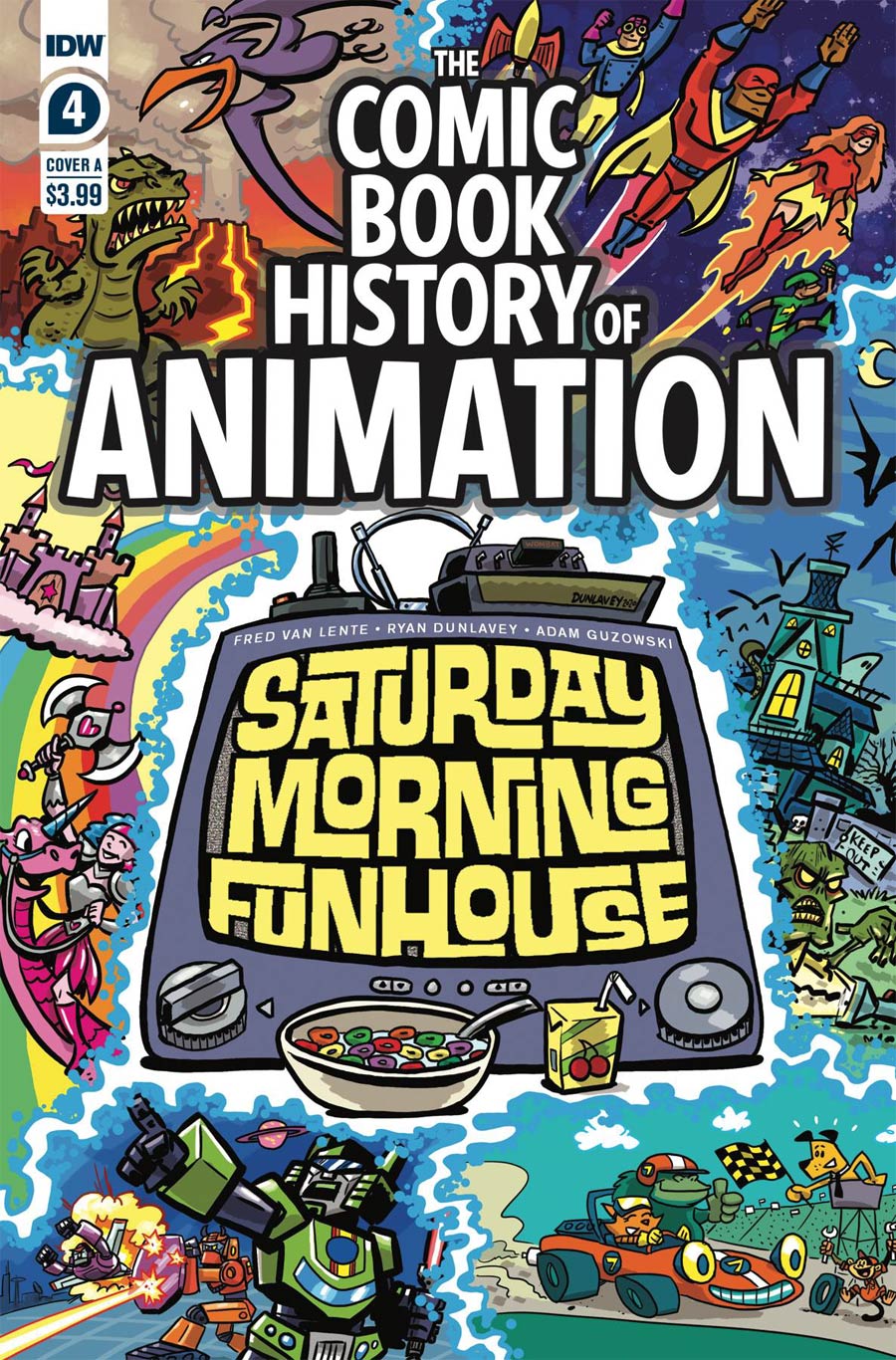 Comic Book History Of Animation #4 Cover A Regular Ryan Dunlavey Cover