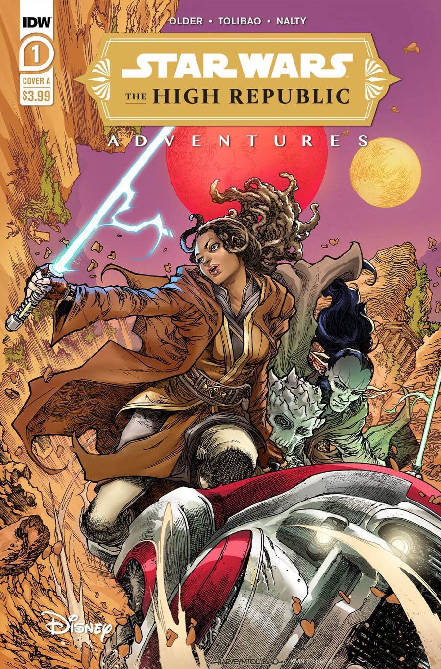 Star Wars The High Republic Adventures #1 Cover A Regular Harvey Tolibao Cover