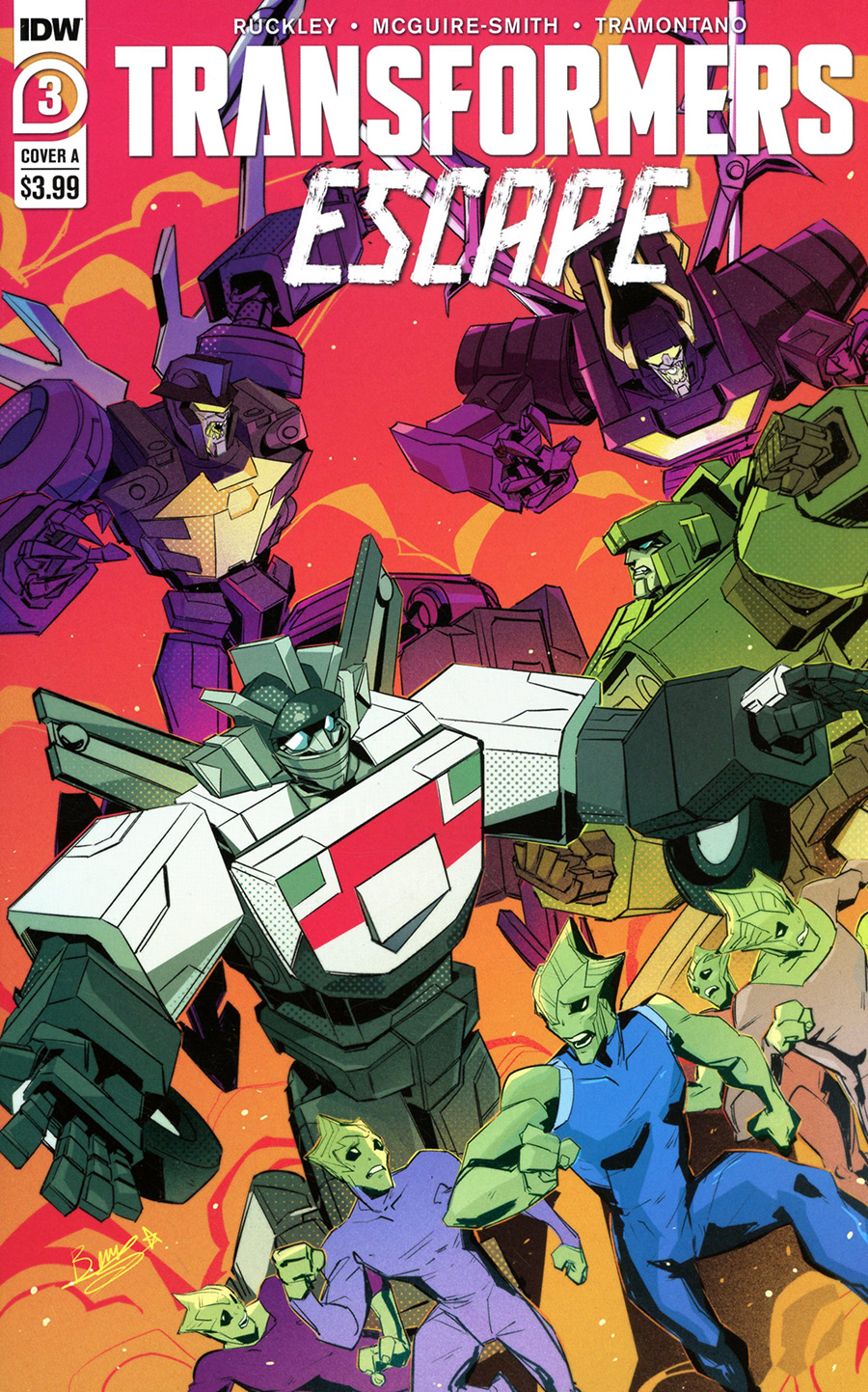 Transformers Escape #3 Cover A Regular Beth McGuire-Smith Cover