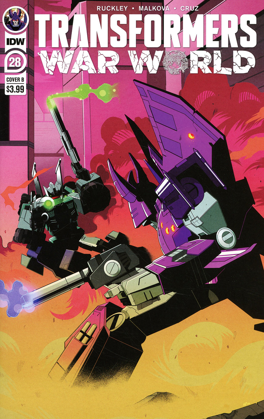 Transformers Vol 4 #28 Cover B Variant Adam Bryce Thomas Cover