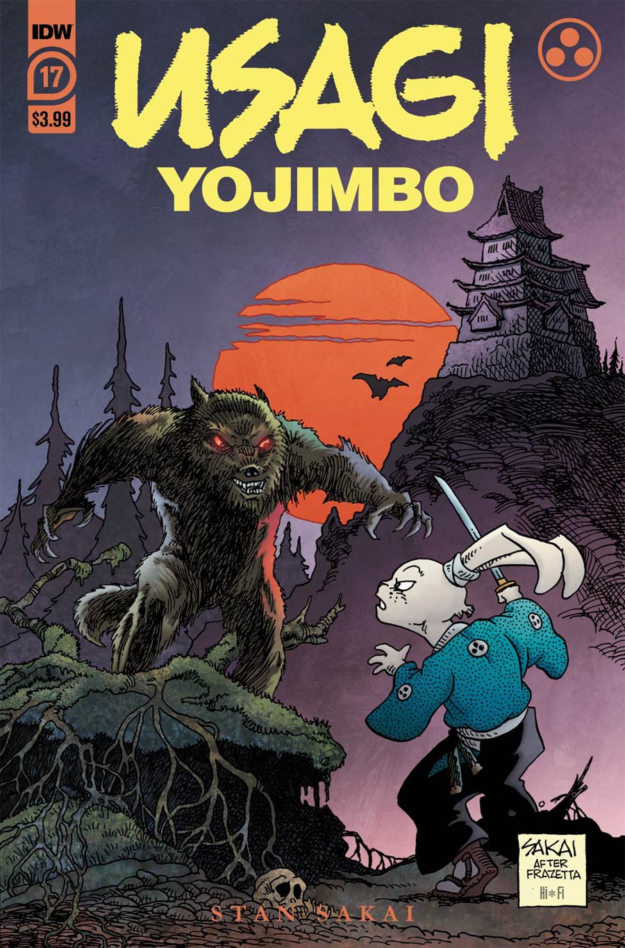 Usagi Yojimbo Vol 4 #17 Cover A Regular Stan Sakai Cover