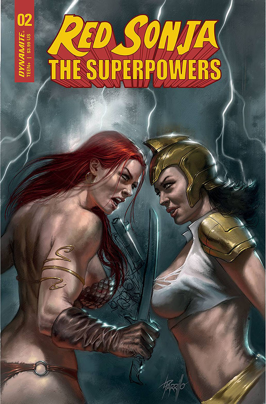 Red Sonja The Superpowers #2 Cover A Regular Lucio Parrillo Cover