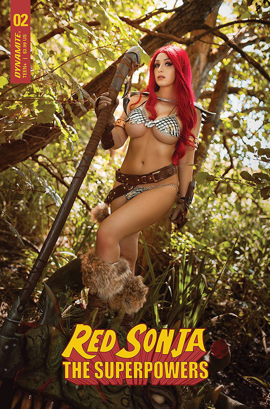 Red Sonja The Superpowers #2 Cover E Variant Tabitha Lyons Cosplay Photo Cover