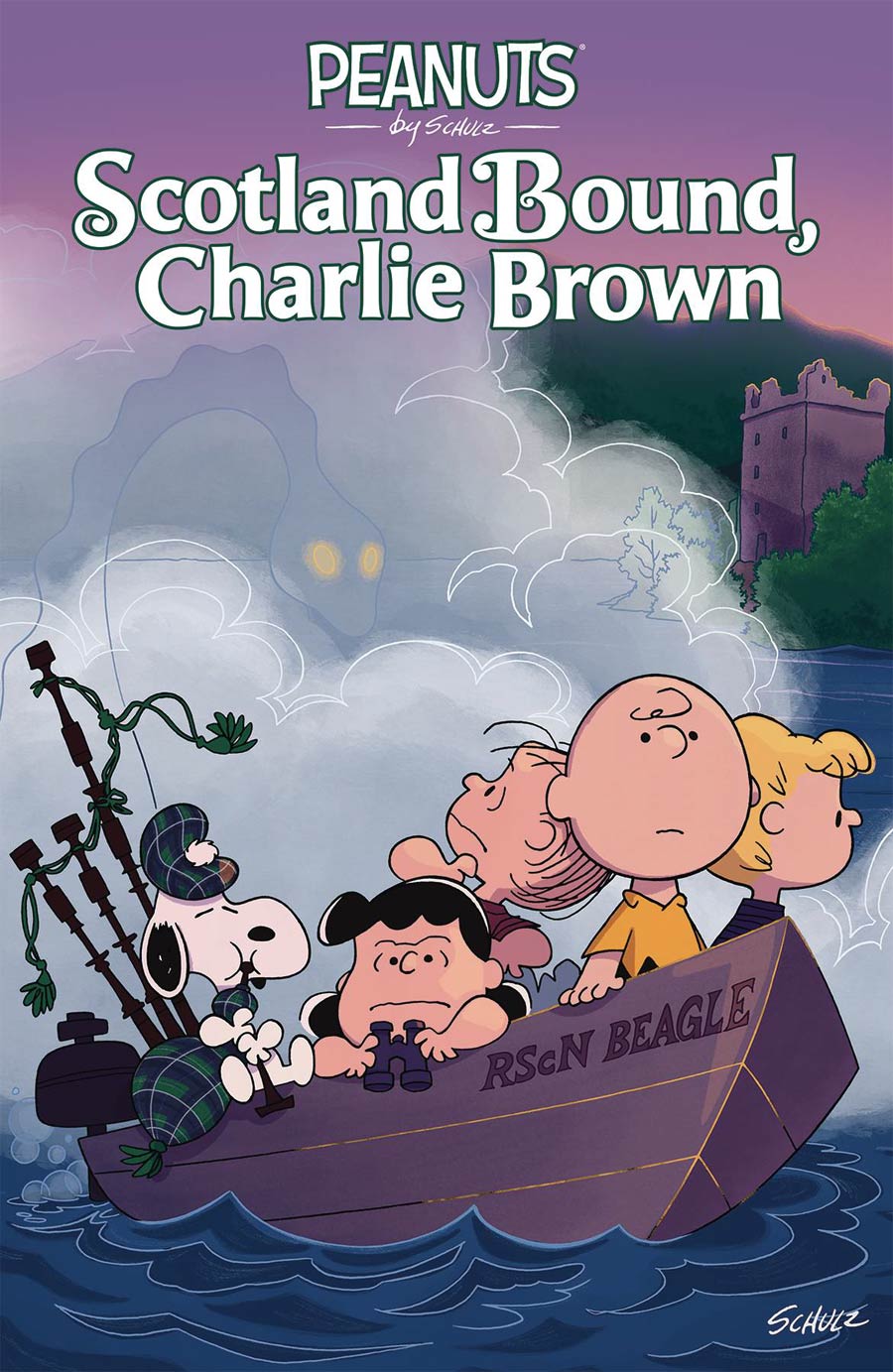 Peanuts Scotland Bound Charlie Brown Original Graphic Novel TP
