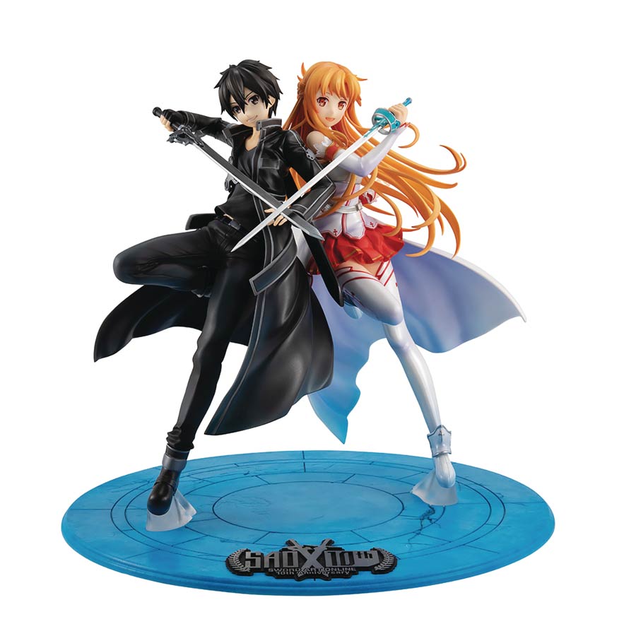 Sword Art Online Kirito & Asuna 10th Anniversary PVC Figure Set