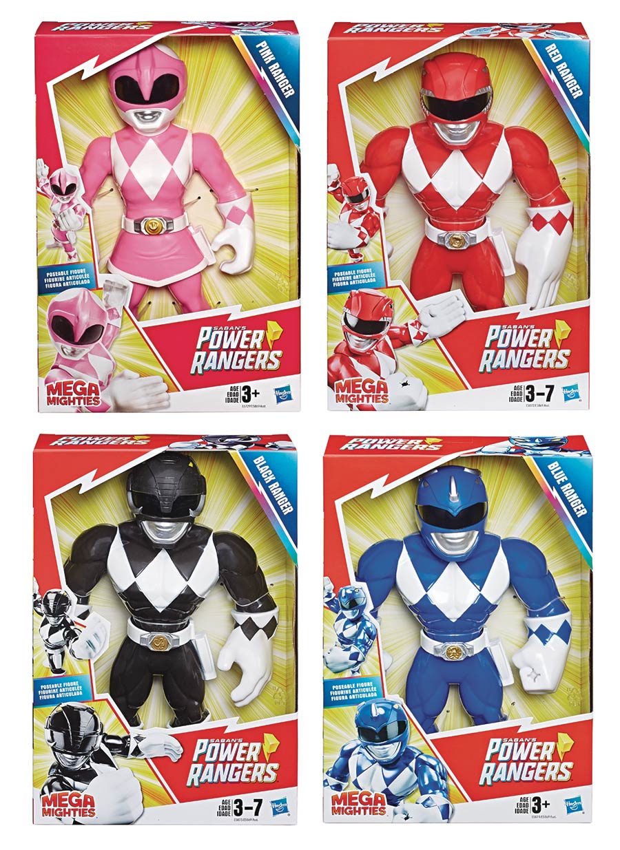 Power Rangers Playskool Heroes Mega Mighties Action Figure Assortment Case 202001