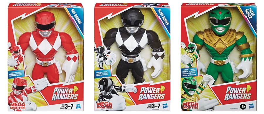 Power Rangers Playskool Heroes Mega Mighties Action Figure Assortment Case 202002