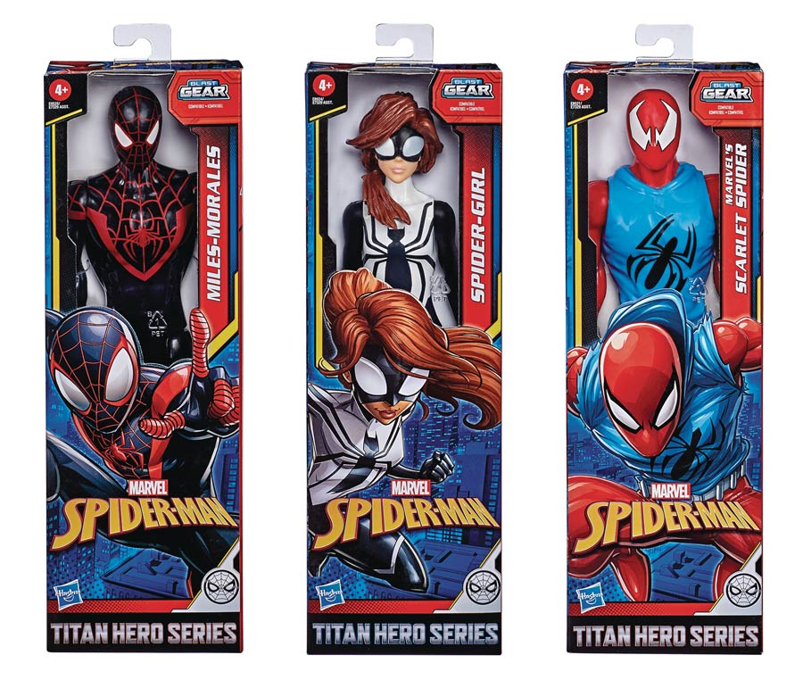 Spider-Man Titan Hero Web Warriors 12-Inch Action Figure Assortment Case 202002