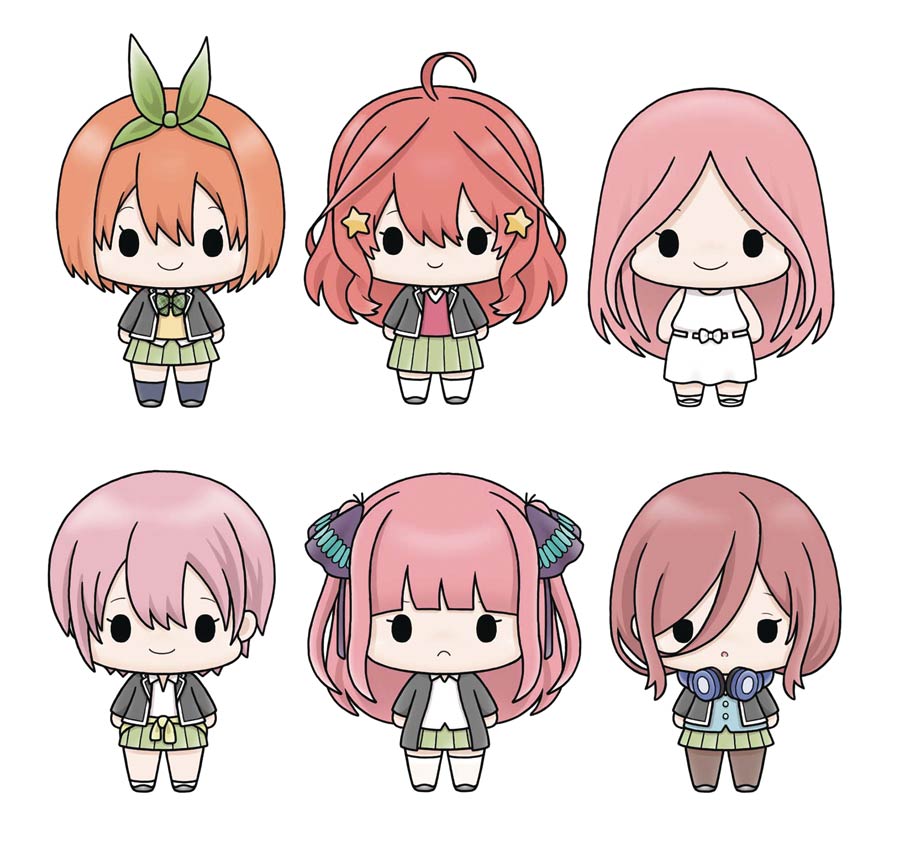 Quintessential Quintuplets Chokorin Mascot Series 6-Piece Display