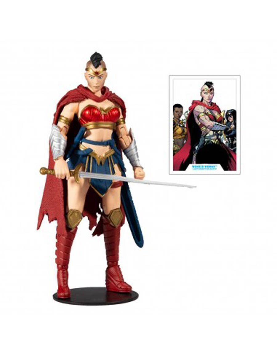 DC Collector Build-A-Figure Wave 3 Last Knight On Earth Wonder Woman 7-Inch Scale Action Figure