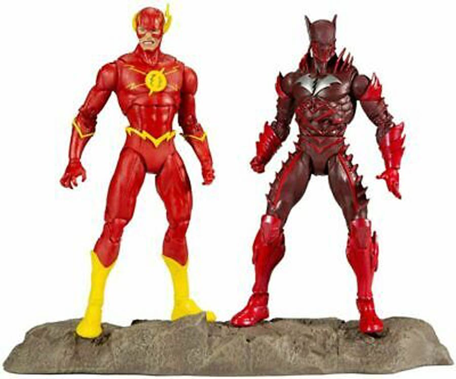 DC Multiverse Collector Earth-52 Batman vs Flash 7-Inch Scale 2-Pack Action Figure