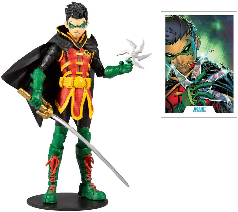 DC Multiverse DC Rebirth Damian Wayne Robin 7-Inch Scale Action Figure Case