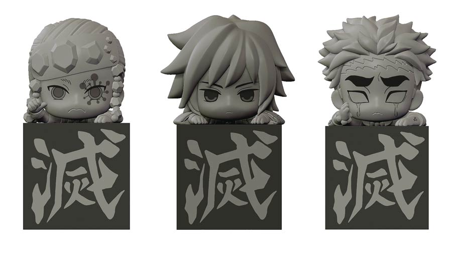 Demon Slayer Kimetsu No Yaiba Hikkake 3 3-Piece PVC Figure Set