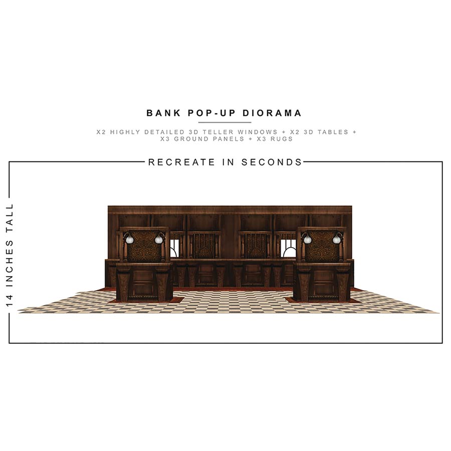 Extreme Sets 1/12 Scale Pop Up Diorama - Bank